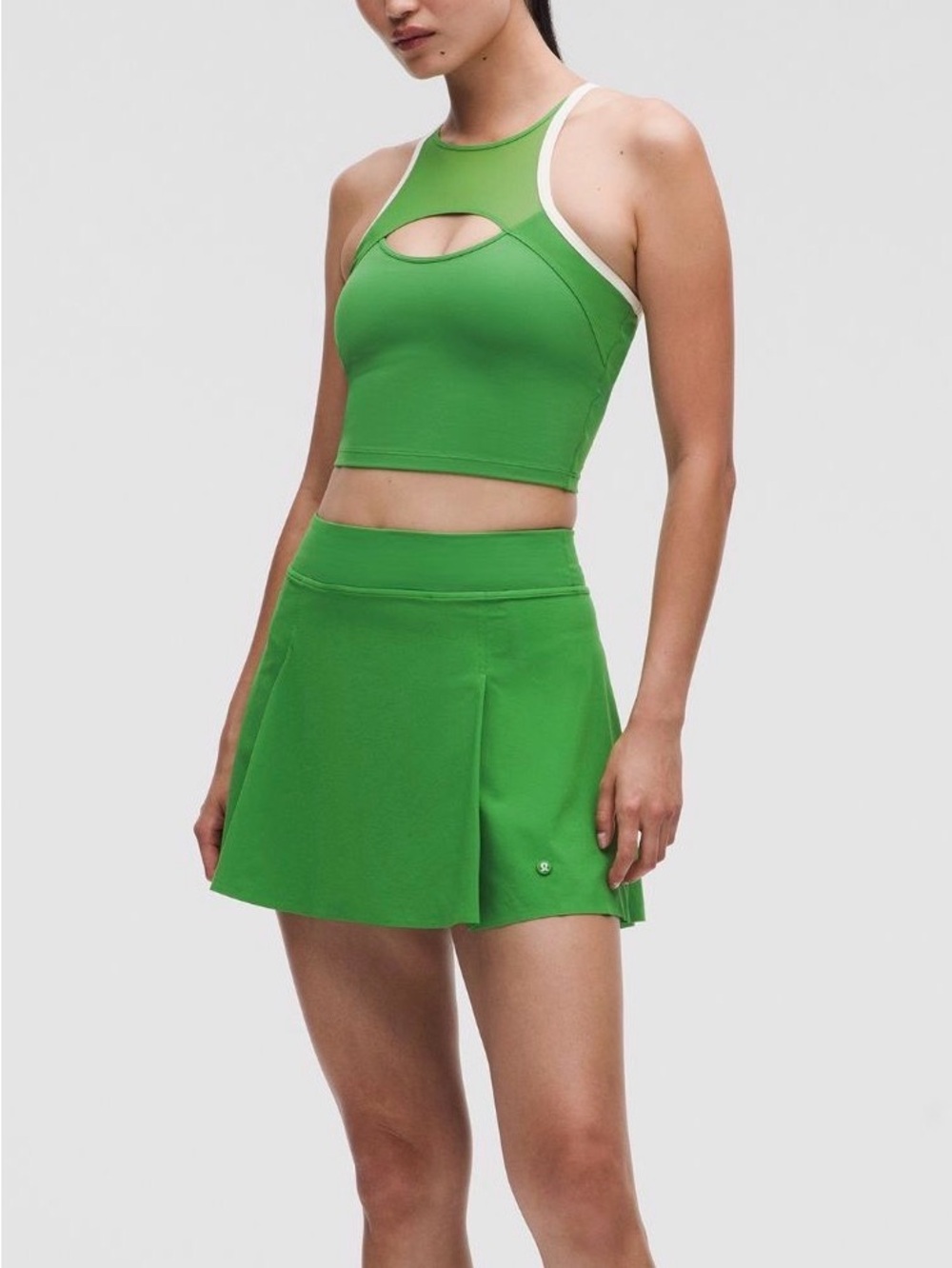 NWT Lululemon A-Line Side-Pleat Tennis Skirt
Chameleon Green Color Small